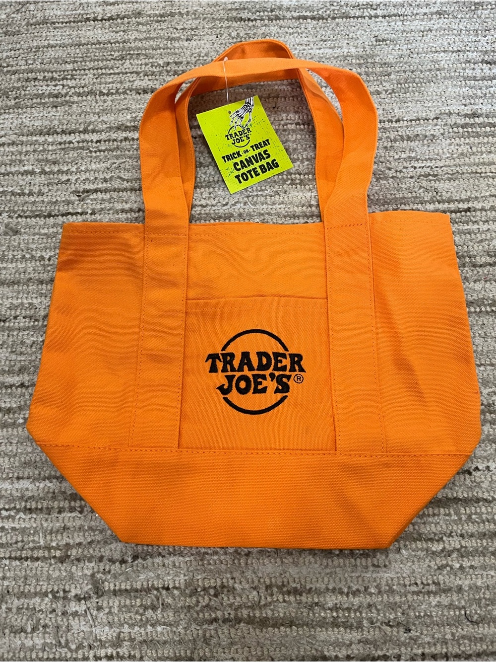 NEW Trader Joe's Mini Canvas Tote Bag